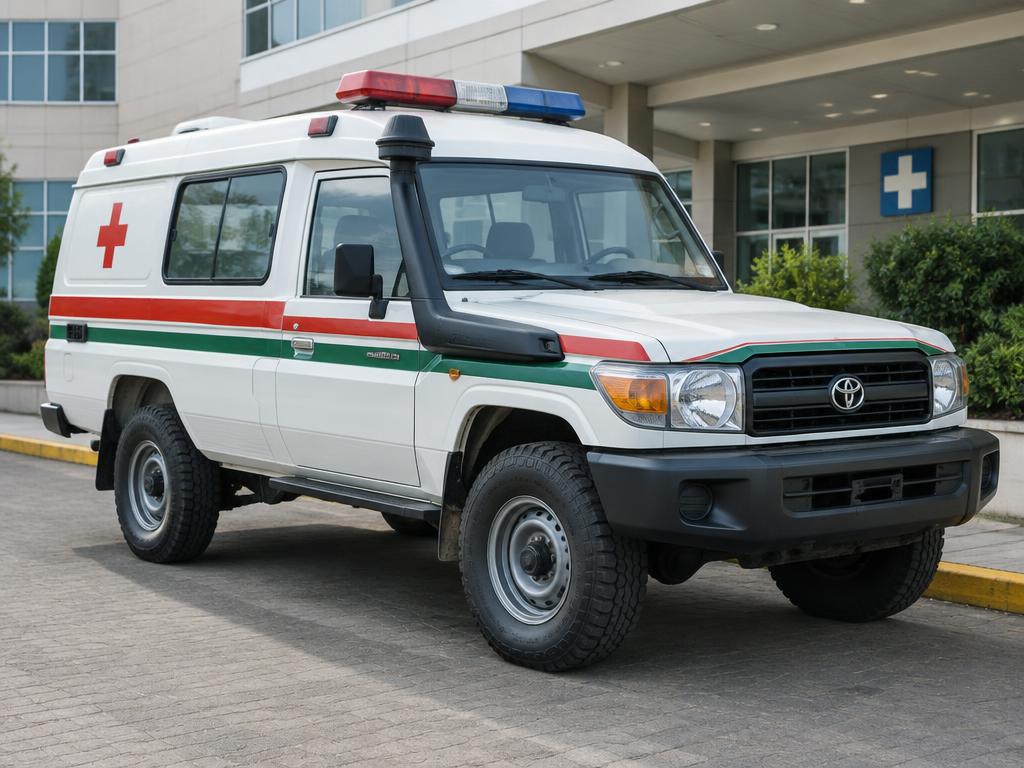 Illustrative image: 10 Toyota Land Cruiser ICU ambulances